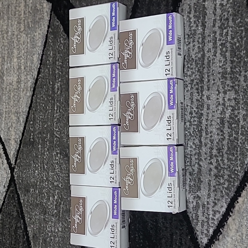 COUNTRY CLASSICS WIDE MOUTH CANNING LIDS BUNDLE PRICE FIRM